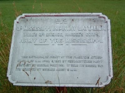 3rd Mississippi Infantry Battalion Marker image. Click for full size.