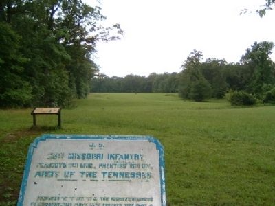 25th Missouri Infantry Marker. Click for full size. 25th Missouri Infantry Marker image. Click for full size.