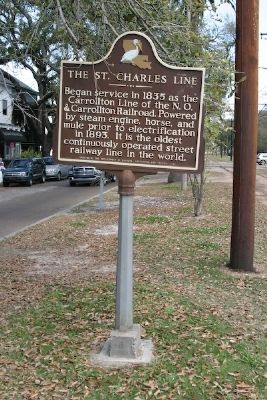 The St,. Chalres Line Marker image. Click for full size.