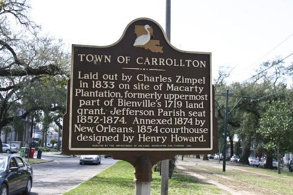 Town of Carrollton Marker