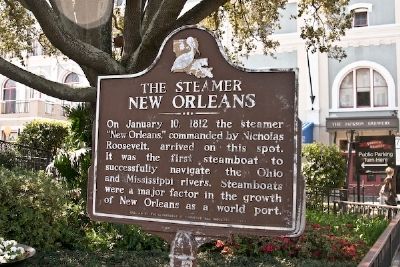 The Steamer New Orleans Marker. Click for full size. The Steamer New Orleans Marker image. Click for full size.