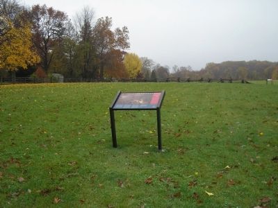 Marker on the Paoli Battlefield. Click for full size. Marker on the Paoli Battlefield image. Click for full size.