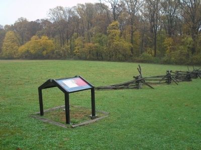 Marker on the Paoli Battlefield. Click for full size. Marker on the Paoli Battlefield image. Click for full size.