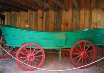 Rose Hill Mansion -<br>Carriage House, Wagon image. Click for full size.