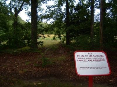 Looking Past the Tablet into Seay Field image. Click for full size.
