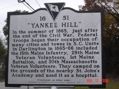 Yankee Hill Marker image. Click for full size.