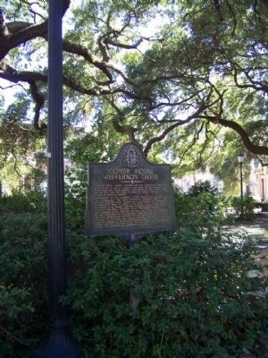 Comer House Marker, at Monterey Square image. Click for full size.