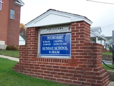 Christiana United Methodist Church. Click for full size. Christiana United Methodist Church image. Click for full size.