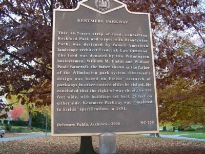 Kentmere Parkway Marker image. Click for full size.