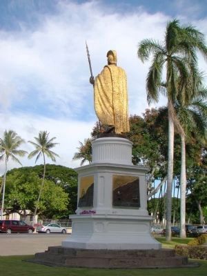 King Kamehameha I Monument image. Click for full size.