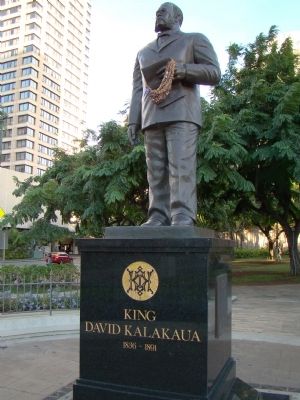 King David Kalākaua Monument. Click for full size. King David Kalākaua Monument image. Click for full size.