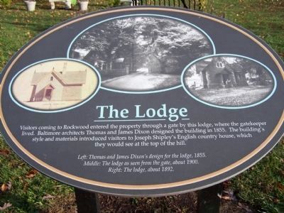 The Lodge Descriptive Marker image. Click for full size.