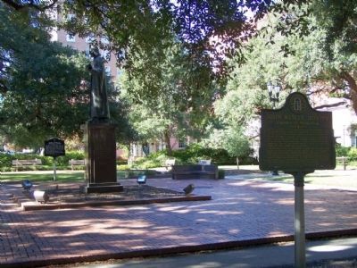 John Wesley Marker and Statue image. Click for full size.
