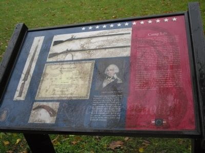 Camp Life Marker. Click for full size. Camp Life Marker image. Click for full size.