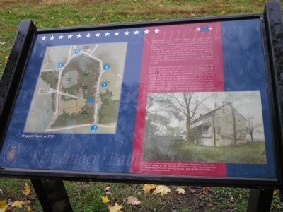 "The Land on Which the Battle of Paoli was Fought" Marker image. Click for full size.