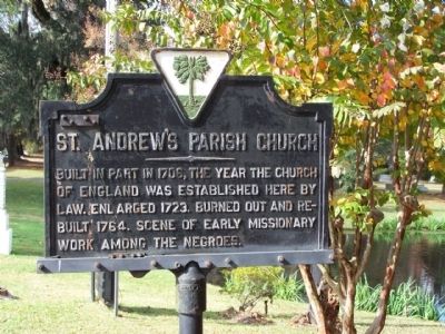 St. Andrew's Parish Church Marker image. Click for full size.