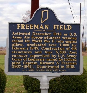 Freeman Field Marker image. Click for full size.