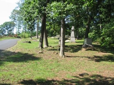 View of the 5th Conn. and 3rd Maryland Infantry Monuments. Click for full size. View of the 5th Conn. and 3rd Maryland Infantry Monuments image. Click for full size.