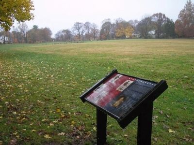 Marker on the Paoli Battlefield image. Click for full size.