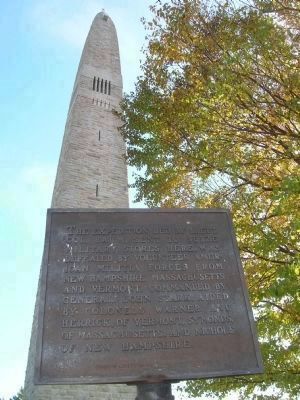 Battle of Bennington Marker. Click for full size. Battle of Bennington Marker image. Click for full size.