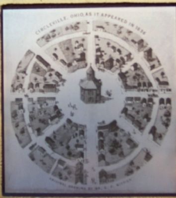 Circleville Layout Drawing on Marker image. Click for full size.