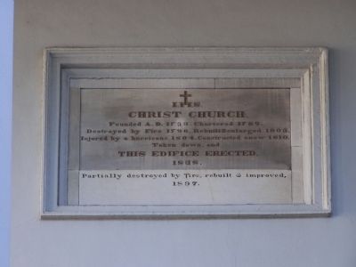 Christ Church Marker. Click for full size. Christ Church Marker image. Click for full size.