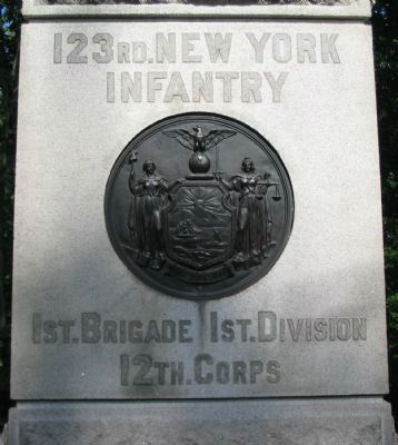Front Inscription and State Seal image. Click for full size.