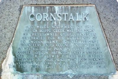 Cornstalk Marker image. Click for full size.