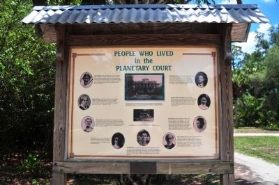 Planetary Court Info Board image. Click for full size.