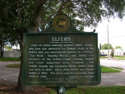 Elfers Marker image. Click for full size.