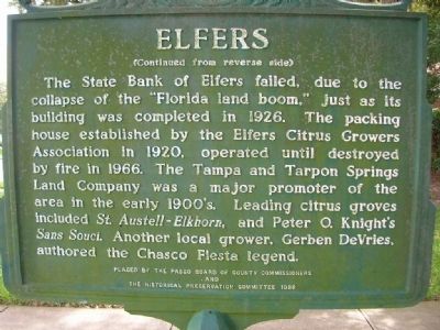 Elfers Marker reverse image. Click for full size.