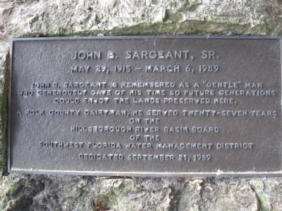 John B. Sargeant, Sr. Marker image. Click for full size.