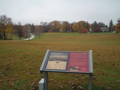 Marker on the Paoli Battlefield image. Click for full size.