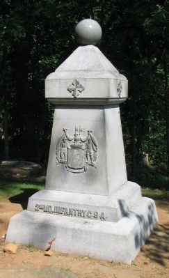 1st Maryland Infantry Monument image. Click for full size.