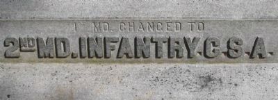 The "Changed to" Inscription at the Front Base image. Click for full size.