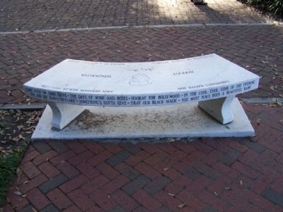 John Herndon Mercer 1909 - 1976 Bench, rear view. Click for full size. John Herndon Mercer 1909 - 1976 Bench, rear view image. Click for full size.