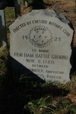Fish Dam Battle Ground Marker. Click for full size. Fish Dam Battle Ground Marker image. Click for full size.