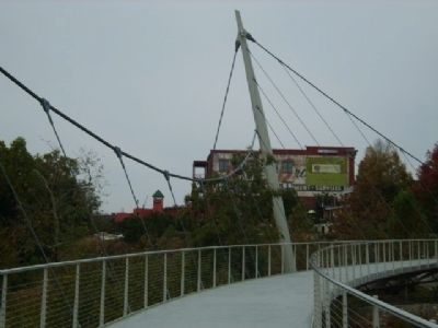 Liberty Bridge and West Tower - Historic West End in Background image. Click for full size.