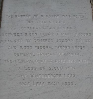 The Battle of Olustee Marker image. Click for full size.