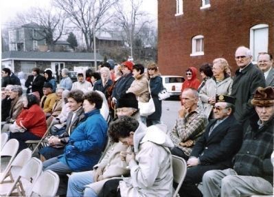 Dedication of Memorial - - Nov. 11, 1991 image. Click for full size.