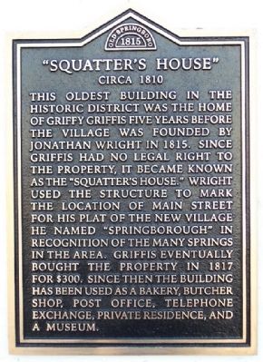 "Squatter's House" Marker image. Click for full size.