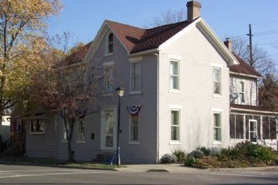 Jeremiah Stansel House and Marker image. Click for full size.
