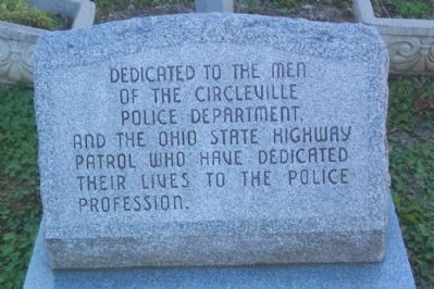 Circleville Police Memorial image. Click for full size.