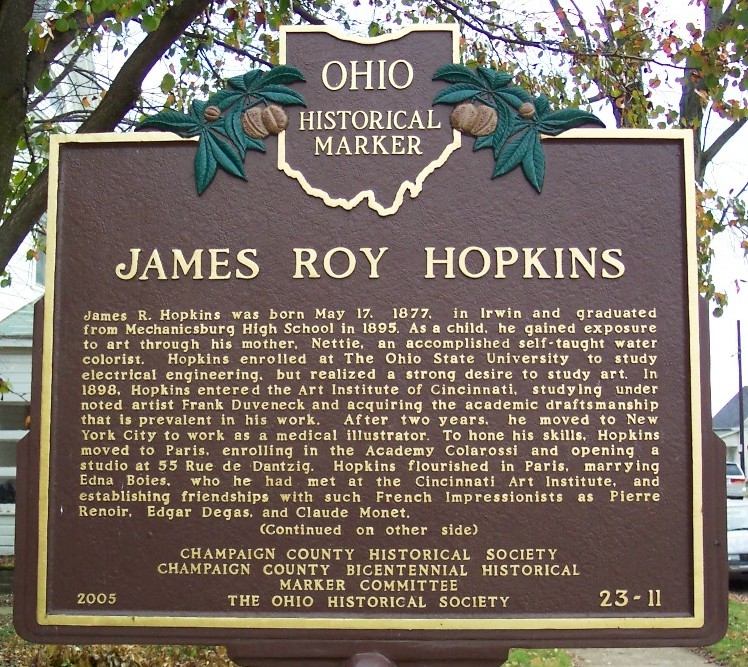 James Roy Hopkins Marker (side A)