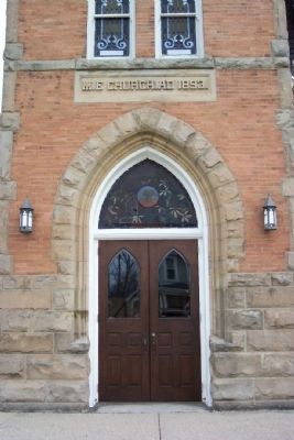 Mechanicsburg United Methodist Church Entrance image. Click for full size.