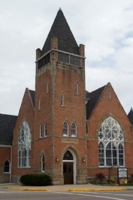 Mechanicsburg United Methodist Church Marker image. Click for full size.