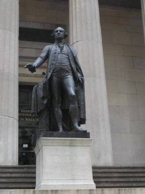 Statue of George Washington. Click for full size. Statue of George Washington image. Click for full size.