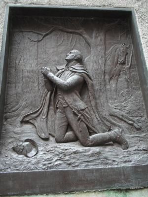 Washington at Valley Forge. Click for full size. Washington at Valley Forge image. Click for full size.