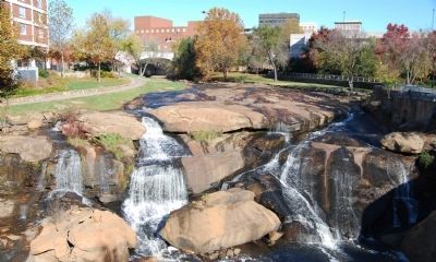 Reedy River Falls from the Liberty Bridge image. Click for full size.