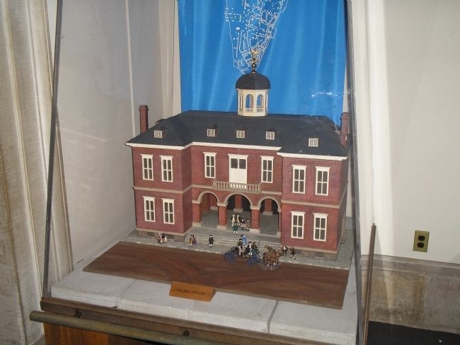 Model of Federal Hall. Click for full size. Model of Federal Hall image. Click for full size.